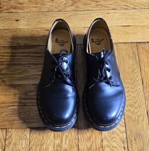 Dr. Martens 1461 Smooth Leather Oxford Shoes Sz:7 Ladies